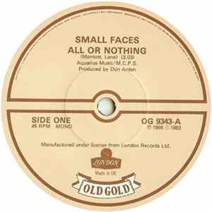 FLAC Small Faces - All Or Nothing / My Mind's Eye