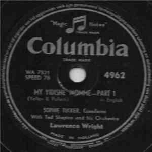 FLAC Sophie Tucker - My Yidishe Momme