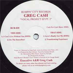 FLAC Greg Cash - Vocal Project EP Pt. 2