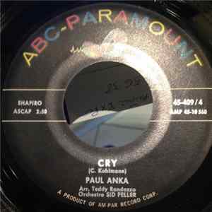 FLAC Paul Anka - Cry / It Only Lasts For A Little While