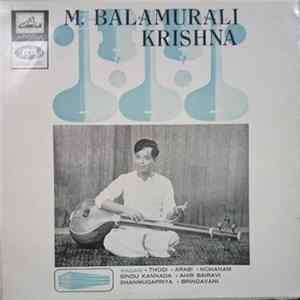 FLAC M. Balamurali Krishna - Ragam