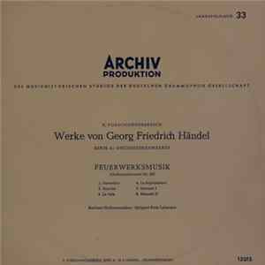 FLAC Georg Friedrich Händel - Berliner Philharmoniker • Fritz Lehmann - Feuerwerksmusik (Orchesterkonzert Nr. 26)