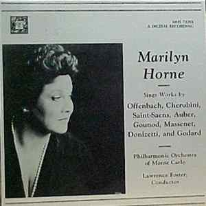 FLAC Marilyn Horne, Philharmonic Orchestra Of Monte Carlo, Lawrence Foster - Marilyn Horne Sings Works By Offenbach, Cherubini, Saint-Saens, Auber, Gounod, Messenet, Donizetti, And Godard