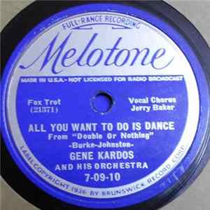 FLAC Gene Kardos And His Orchestra - All You Want To Do Is Dance / Thunder In My Dreams