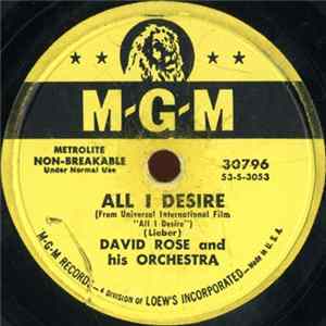 FLAC David Rose And His Orchestra - All I Desire / No Other Love