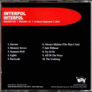 FLAC Interpol - Interpol