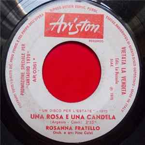 FLAC Rosanna Fratello - Una Rosa E Una Candela / Carit