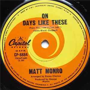 FLAC Matt Monro - On Days Like These