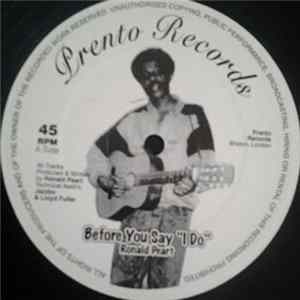 FLAC Ronald Peart - Before You Say "I Do"
