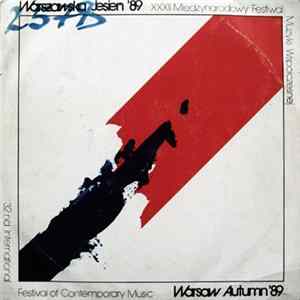 FLAC Wiesław Rentowski / Stanisław Moryto / Bogusław Schaeffer - 32 nd International Festival Of Contemporary Music - Warsaw Autumn 1989 No. 7