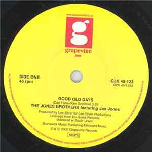 FLAC The Jones Brothers Featuring Joe Jones - Good Old Days