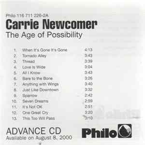 FLAC Carrie Newcomer - The Age Of Possibility