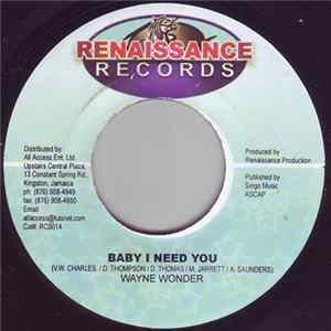 FLAC Wayne Wonder - Baby I Need You
