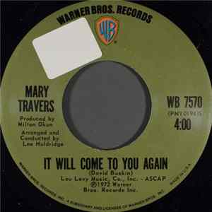 FLAC Mary Travers - It Will Come To You Again