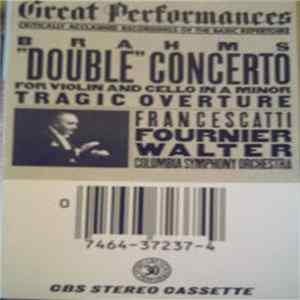 FLAC Brahms - Francescatti, Fournier, Walter, Columbia Symphony Orchestra - Double Concerto