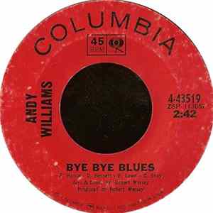 FLAC Andy Williams - Bye Bye Blues