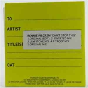 FLAC Rennie Pilgrem - Can't Stop This