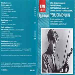 FLAC Yehudi Menuhin, Lalo, Chausson, Saint-Saëns, Orchestre Symphonique De Paris, London Symphony Orchestra, George Enescu, Gaston Poulet - Symphonie Espagnole / Poème / Violin Concerto No.3 /
