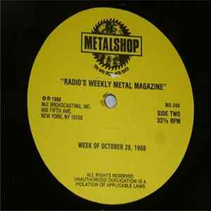 FLAC Various - Metalshop - Radio's Weekly Metal Magazine (Week Of October 28, 1988)
