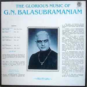 FLAC G.N. Balasubramaniam - The Glorious Music Of G.N. Balasubramaniam