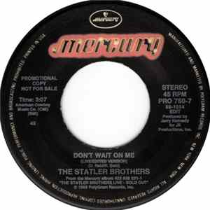 FLAC The Statler Brothers - Don't Wait On Me (Live With Intro)
