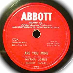 FLAC Myrna Lorrie - Are You Mine / You Bet I Kissed Him