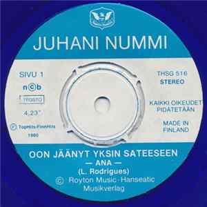 FLAC Juhani Nummi - Oon Jäänyt Yksin Sateeseen