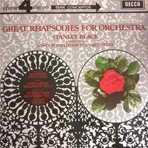 FLAC Stanley Black Conducting London Philharmonic Orchestra - Great Rhapsodies For Orchestra = Grandes Rapsodias Para Orquesta