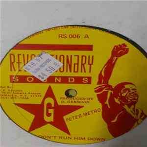 FLAC Peter Metro - Don't Run Him Down