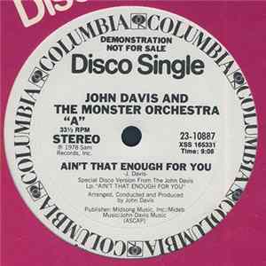 FLAC John Davis & The Monster Orchestra - Ain't That Enough For You