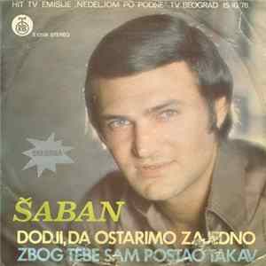 FLAC Šaban Šaulić - Dodji Da Ostarimo Zajedno / Zbog Tebe Sam Postao Takav