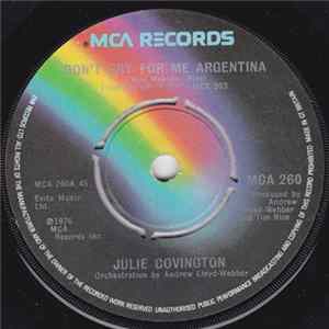 FLAC Julie Covington - Don't Cry For Me Argentina