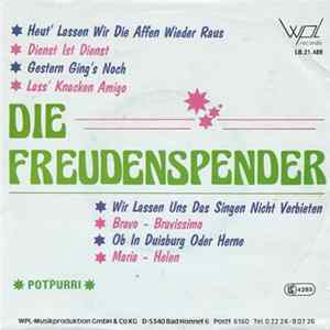 FLAC Die Freudenspender - Lass Knacken Am Stammtisch