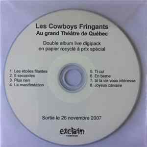 FLAC Les Cowboys Fringants - Au Grand Théâtre Du Québec