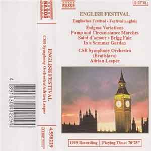 FLAC CSR Symphony Orchestra (Bratislava), Adrian Leaper - English Festival = Englisches Festival = Festival Anglais
