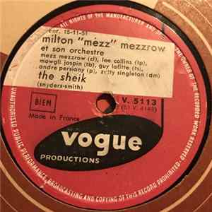 FLAC Milton "Mezz" Mezzrow Et Son Orchestre - The Sheik / Mezzerola Blues