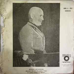 FLAC Benito Mussolini - Discorso Del 16 Dicembre 1944 Al Teatro Lirico Di Milano