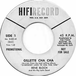 FLAC René Bloch And His Big Latin Band - Gilette Cha Cha