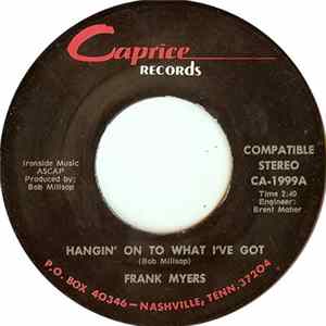 FLAC Frank Myers - Hangin' On To What I've Got