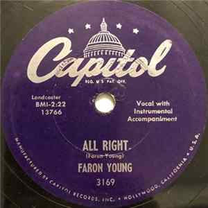 FLAC Faron Young - All Right / Go Back You Fool