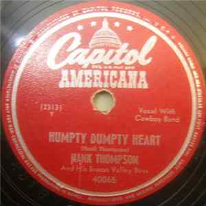 FLAC Hank Thompson And His Brazos Valley Boys - Humpty Dumpty Heart / Today