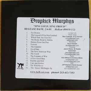FLAC Dropkick Murphys - Sing Loud, Sing Proud