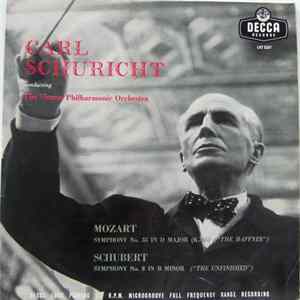 FLAC Mozart, Schubert, Carl Schuricht, Vienna Philharmonic Orchestra - Symphony No.35 In D Major, K.385 "Haffner/Symphony No.8 In B Minor, D.759 Unfinished