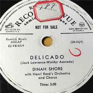 FLAC Dinah Shore - Delicado / The World Has A Promise