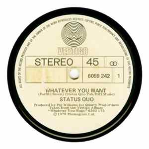 FLAC Status Quo - Whatever You Want