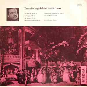 FLAC Carl Loewe - Theo Adam - Theo Adam Singt Balladen Von Carl Loewe