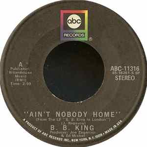 FLAC B.B. King - Ain't Nobody Home