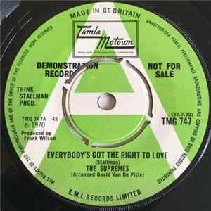 FLAC The Supremes - Everybody's Got The Right To Love