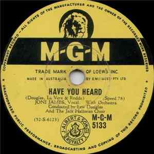 FLAC Joni James - Have You Heard / Wishing Ring