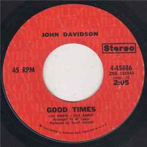 FLAC John Davidson - Good Times / A Clown Never Cries